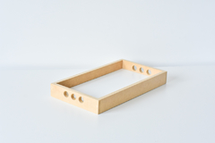 PACK x10 Bandejas MDF Mini Chica - BASE BLANCA - Puerta del Sol TALLER