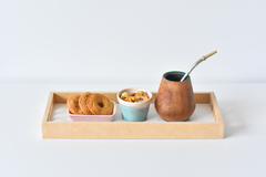 PACK x10 Bandejas MDF Mini Larga - BASE BLANCA - comprar online