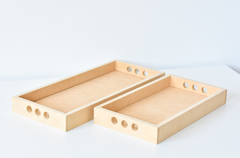 PACK x10 Bandejas MDF Mini Chica - Puerta del Sol TALLER