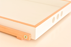 Bandeja de cama con patas - Borde Madera - tienda online