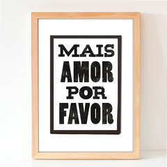 Mas Amor Por Favor