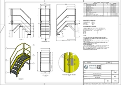 Projeto Escada Plataforma Fixa