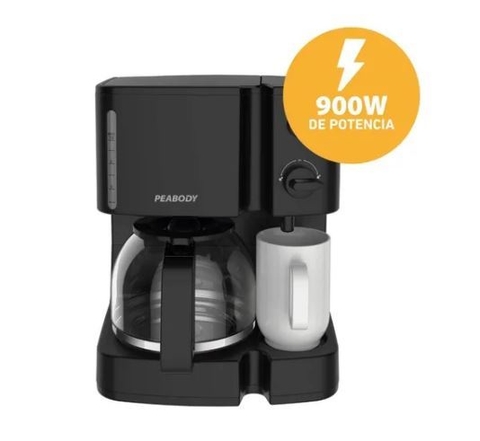 Cafetera Electrica de Goteo con Tetera Peabody PE-CT01