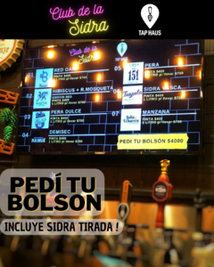 Bolsón CLUB DE LA SIDRA - comprar online