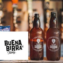 PROMO "10 + 1" Helles Munich Lager - Buena Birra - Envases de 2 litros incluidos