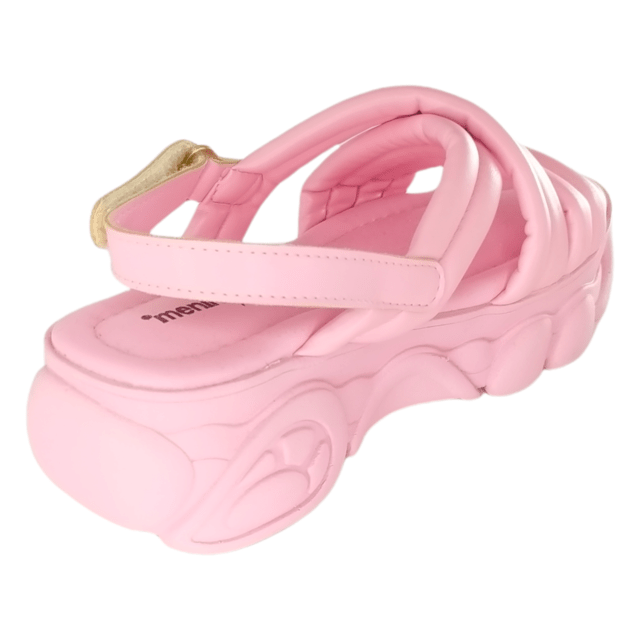 Sandália Anabela Candy Couro Nude: Comprar Anabela Nude