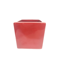 Cubo Rojo de Cerámica