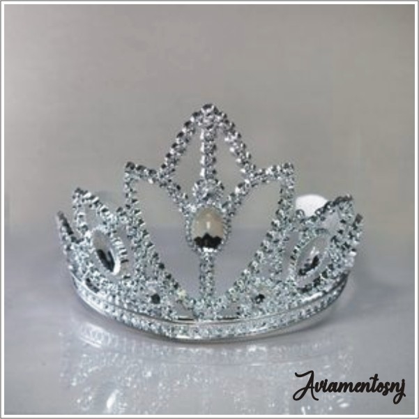 Tiara Coroa Princesa Em Plastico Pacote 1 Unidade