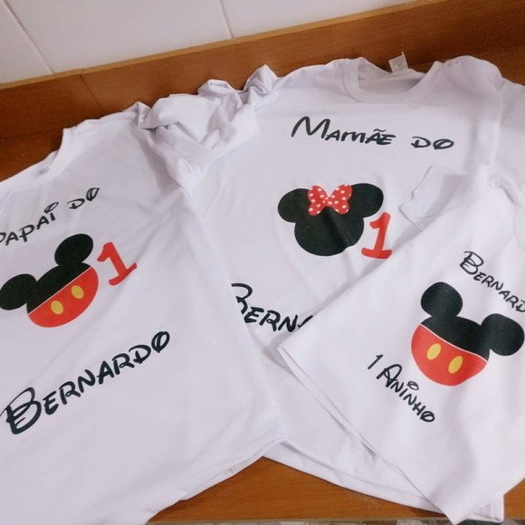 camiseta personalizada mickey