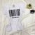 Camiseta Branca Codigo de barra
