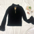 Blusa de Camurça Preta