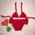 Biquini Liso Vermelho