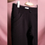 Calça Pantalona Preta Bolso na internet