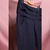 Calça Azul Marinho Babado Pantalona na internet