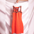Vestido Pedraria Laranja Claro