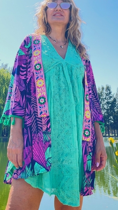 Conjunto kimono con Short Palmeras - CUSTOMIZATE