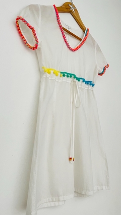 Vestido Pompones - comprar online