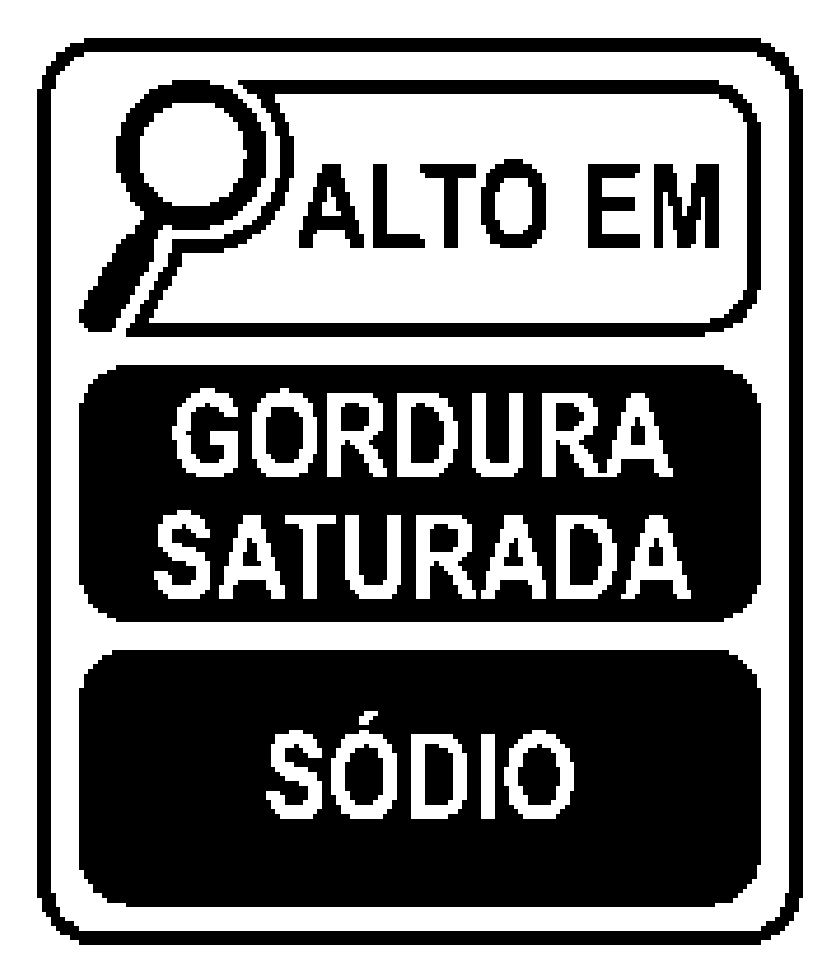 alto em gordura e sódio