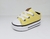 Zapatillas caña baja CUERO PU #Amarillas - LORE VE POR MAYOR