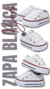 ZAPATILLAS LONA CAÑA BAJA #BlancasBordo - comprar online