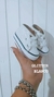Botita cuero pu #GlitterEspejoBlanco