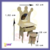 5001 - TOCADOR GIGANTE CON SILLA P/ARMAR