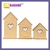 CASITA DE PAJAROS PLANA CORAZON X 3 16x15--20x15--25x15