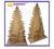 ÁRBOL DE NAVIDAD 3D CON RENO (50CM) PACK X 10 UNIDADES