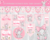 KIT IMPRIMIBLE Y EDITABLE BABY SHOWER ELEFANTITA ROSA