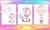 LAMINAS AUTOADHESIVAS UNICORNIOS ,TAMAÑO A4 (PACK X 3)