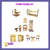 Combo muebles de Barbie Nº1( 11 UNIDADES)