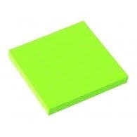 NOTAS ADHES FLUO VERDE 76 X 76 MM.