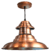 Lámpara Colgante galponera campana de Chapa de 3 Piezas