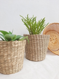 Set Canastos/Maceteros Seagrass - comprar online
