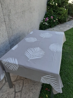 Mantel Tussor [Gris/Aguaribay Blanco] en internet