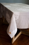 Mantel Tussor [Gris/Aguaribay Blanco]
