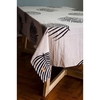 Mantel Tussor [Gris/Aguaribay Negro]