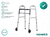 Andador Ortopédico Con Ruedas Aluminio Plegable Reforzado - comprar online