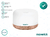 Difusor Humidificador Led Aromatizante Bamboo 300ml en internet