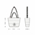 Tote Shopper XL rosa - tienda online
