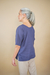 Blusa Raglan Quadrada Cambraia Marinho - comprar online