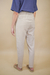 Calça Reta Curta Linho NATURAL - comprar online