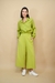 Camisa Cropped ML Verde Pistache