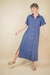 Chemise Clássico Linho Marinho CL009B - comprar online