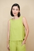 Top Botões Verde Pistache - comprar online