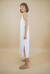 Vestido Alça Larga Linho BRANCO - comprar online
