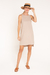 Vestido Curto Degrau Linho NATURAL