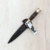 Cuchillo madera y alpaca 14 cm acero inoxidable