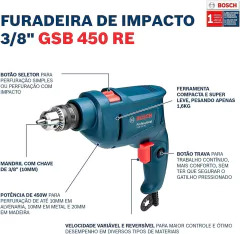 Martelete Bosch Perfurador Gbh 2-24 D 820W 220V Com Maleta - Grupo Penante