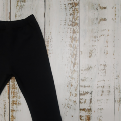 Calza frisada lisa negra - comprar online